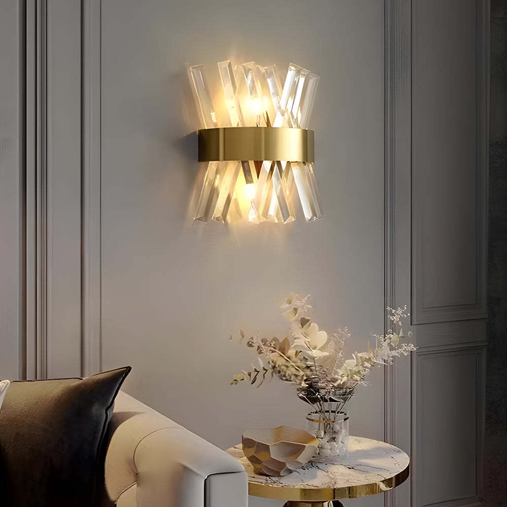 Crystal Strip Up-Down Nordic Wall Lamp