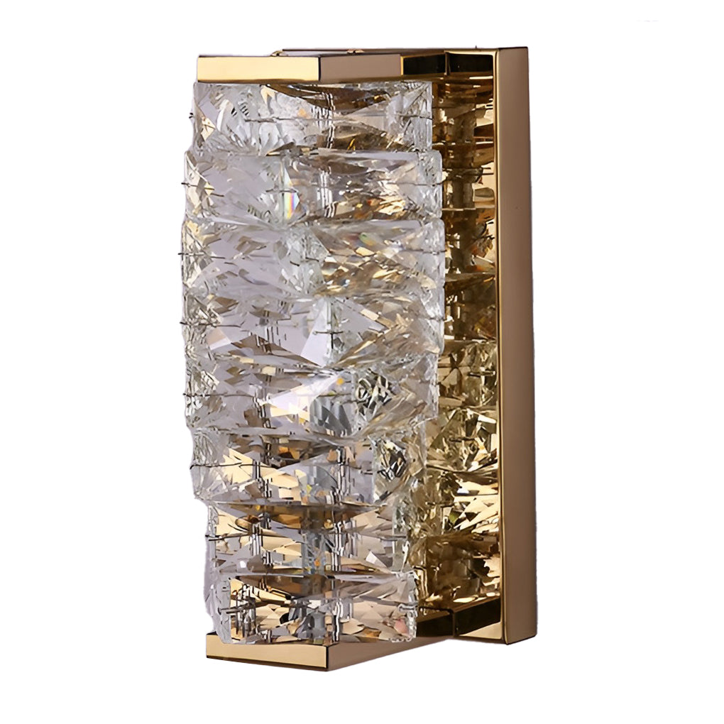 Creative Crystal Three Step Dimming Light LED Modern Wall Sconce Lighting Wall Lamp-Lighom