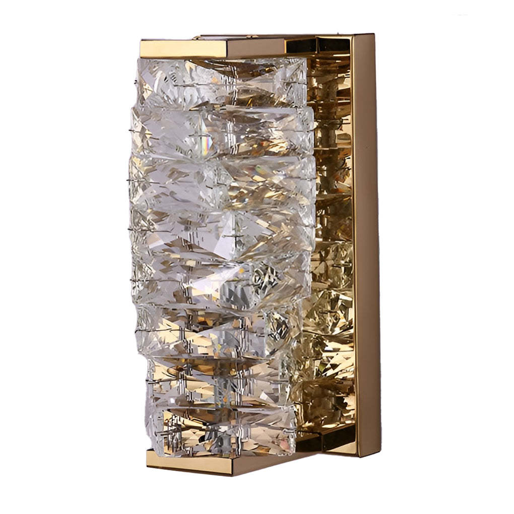 Creative Crystal Three Step Dimming Light LED Modern Wall Sconce Lighting Wall Lamp-Lighom