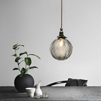 Glass Ball Dimmable LED Modern Pendant