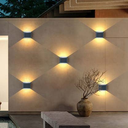 Modern Minimalist Waterproof LED Wall Light for Outdoor Villa Courtyard Garden-Lighom