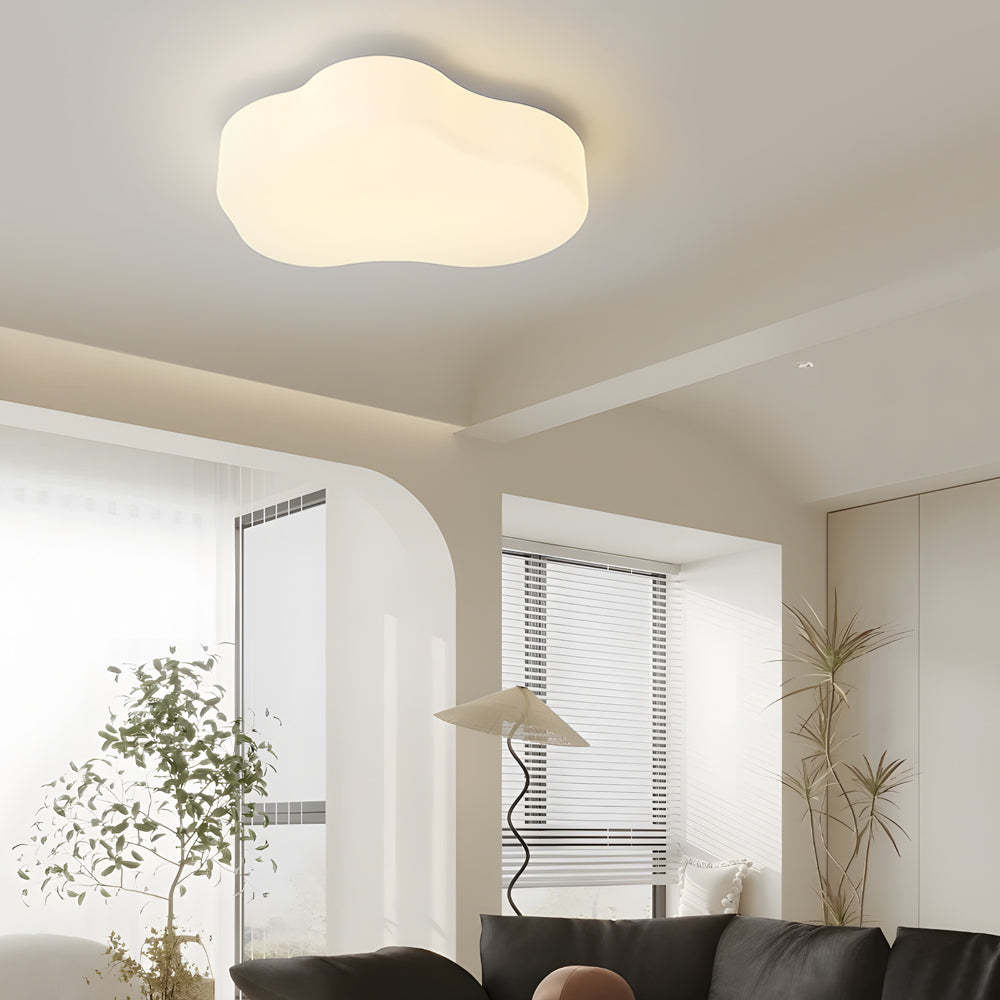 Romantic Cloud LED Milky White Modern Ceiling Lamp