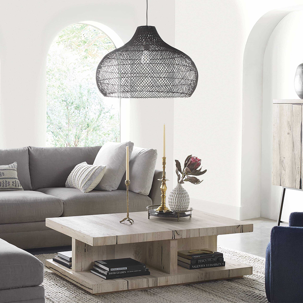 Modern Rattan Handwoven Island Pendant Light