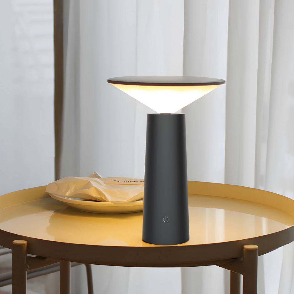 Rotatable LED Torch Downlight Table Lamp with USB Charging-Lighom