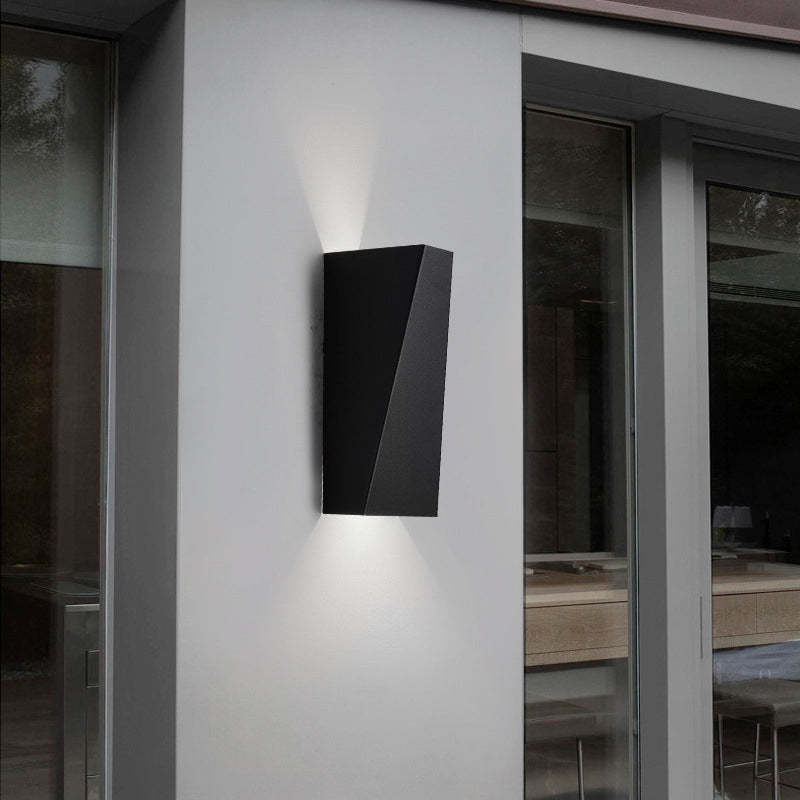 Creative Geometric LED up and down Lighting Modern Wall Light Fixture-Lighom