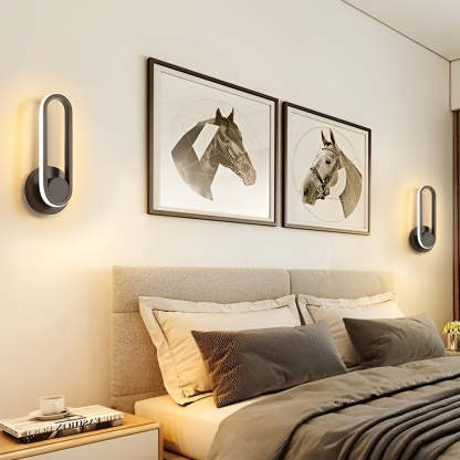 330° Rotatable Rounded Rectangular LED Nordic Wall Lamp Wall Sconce Lighting-Lighom