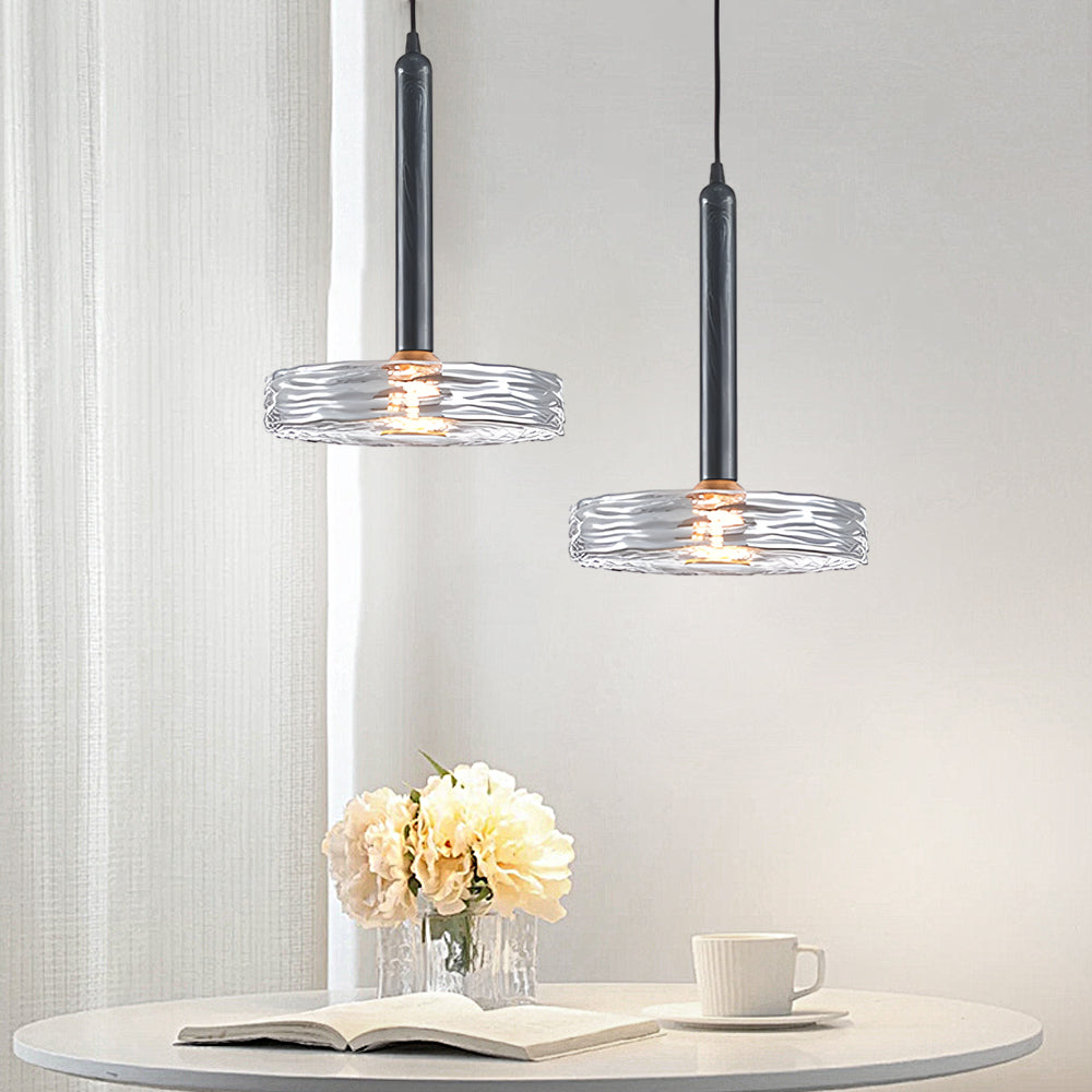 Round Glass Post-Modern Pendant Chandelier