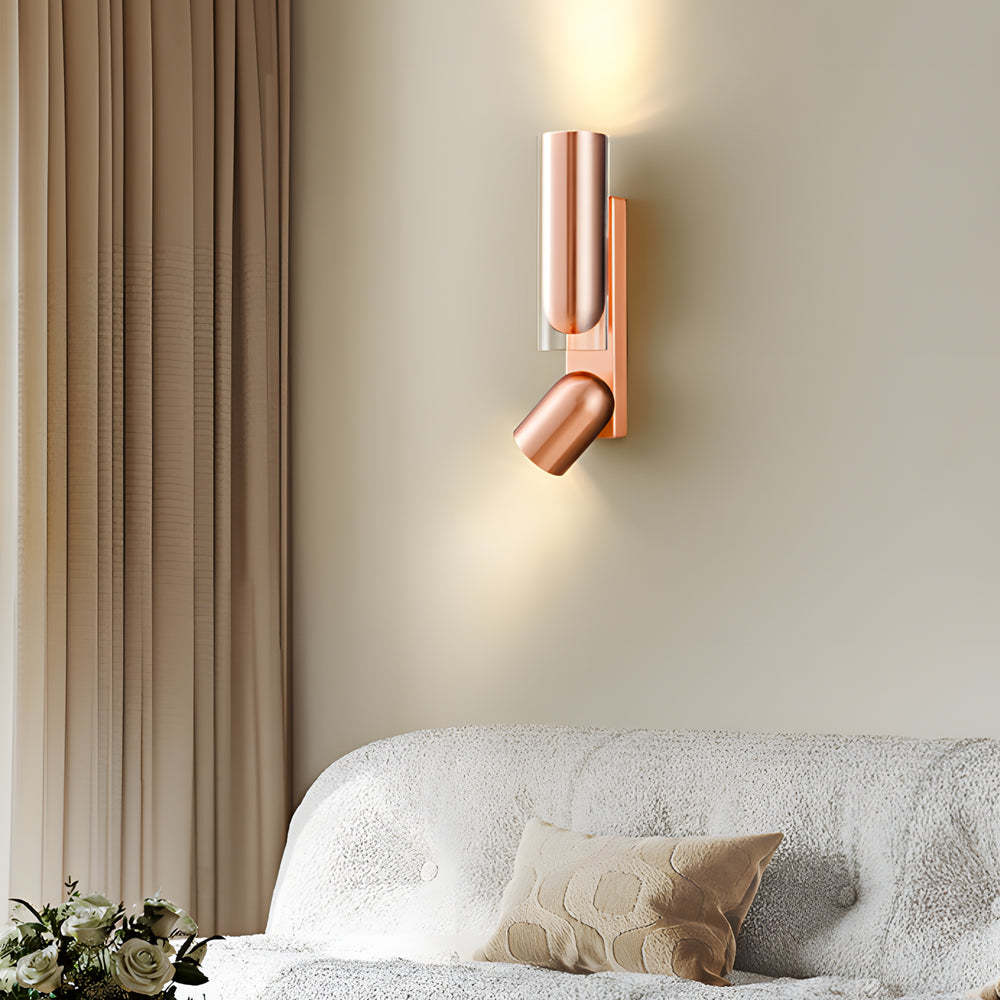 Iron Cylinder Adjustable Up-Down Modern Wall Lamp