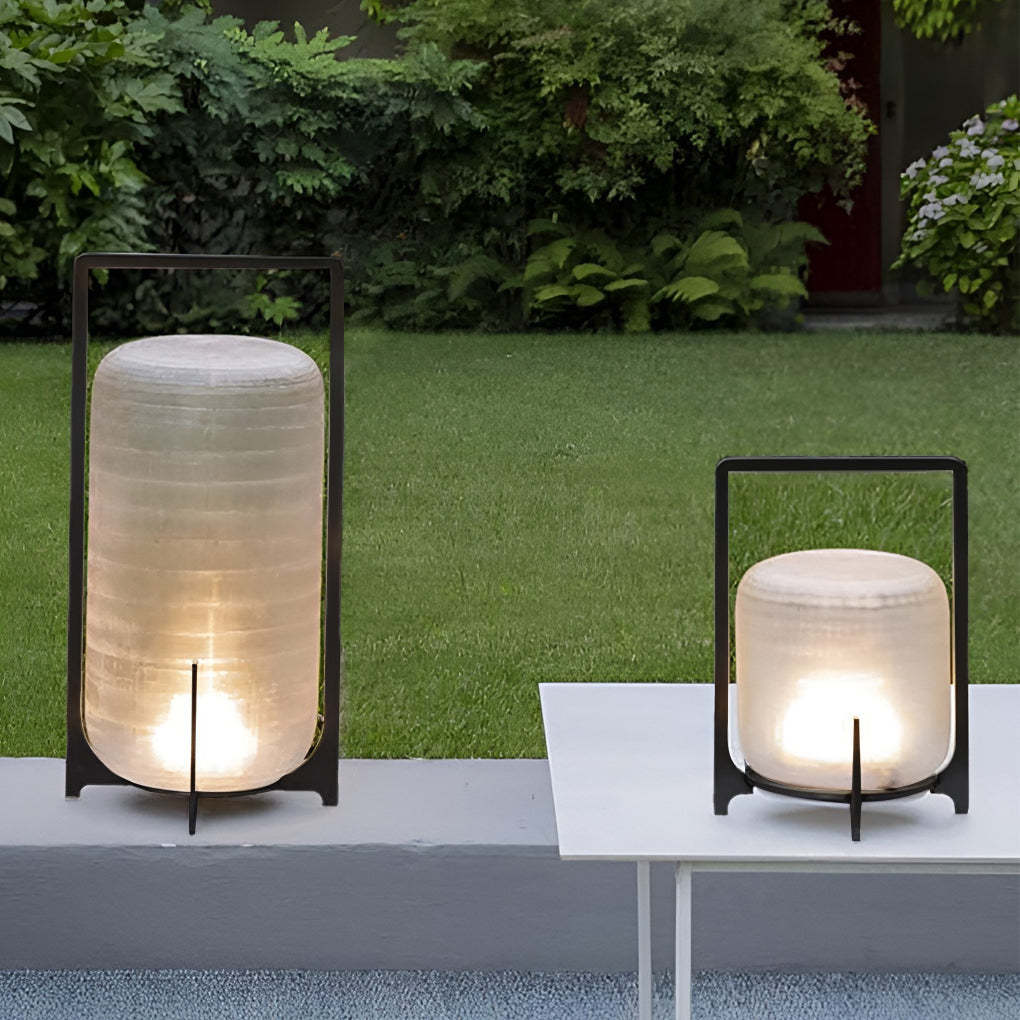 Portable Lantern Shaped Acrylic Waterproof LED Modern Outdoor Lights-Lighom