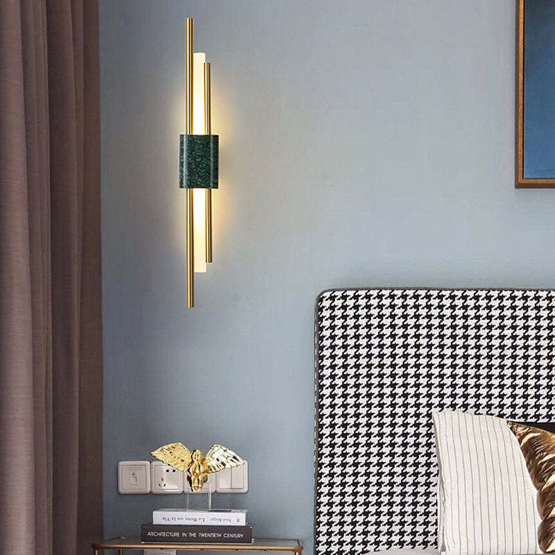 Strips Marbles Creative Luxury Postmodern LED Wall Lights Fixture Wall Lamp-Lighom