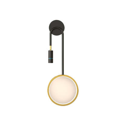 Creative Rings Stars Three Step Dimming Modern Wall Lamp with Spotlights-Lighom
