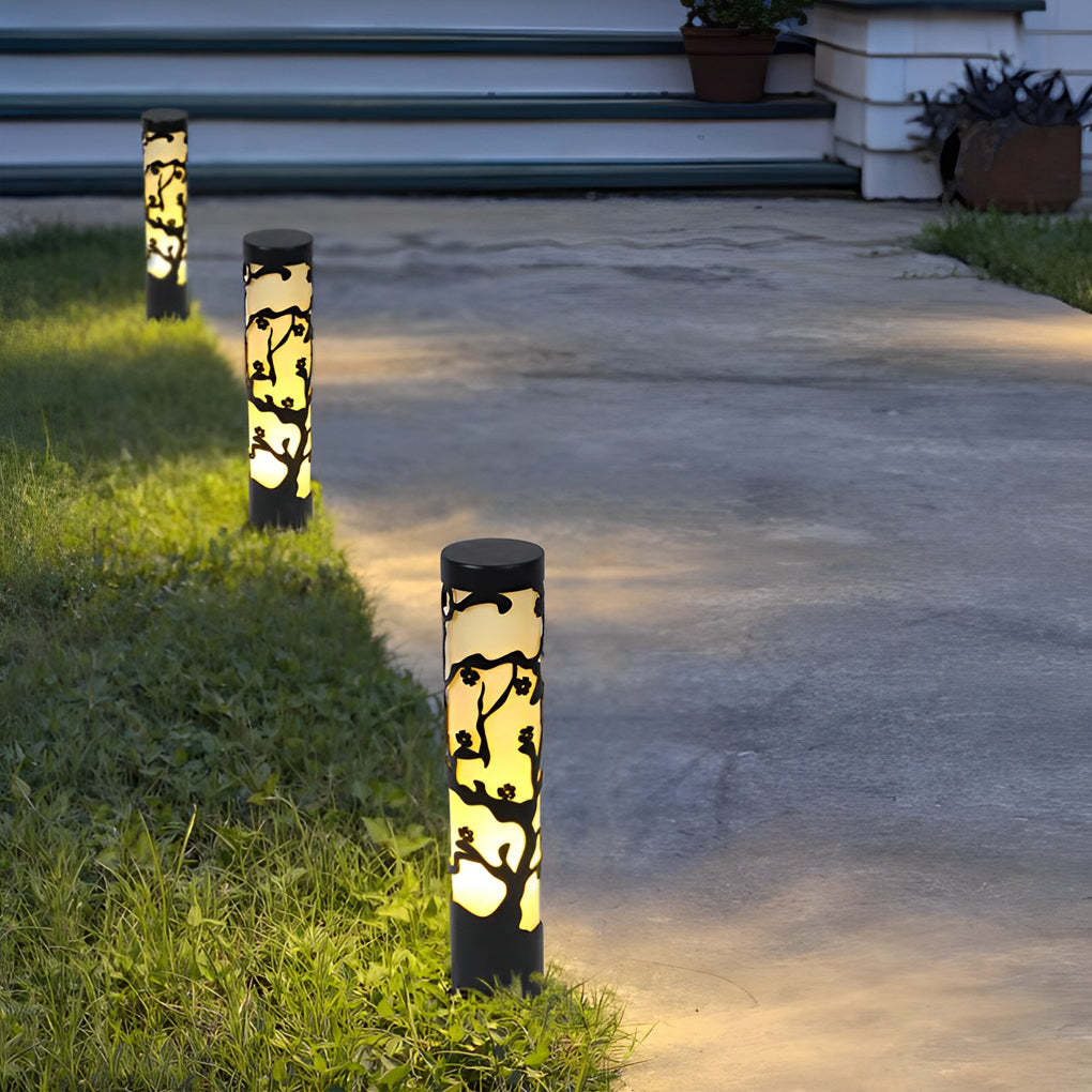 Wintersweet Decor Waterproof Black Retro Outdoor Light Pathway Lights-Lighom