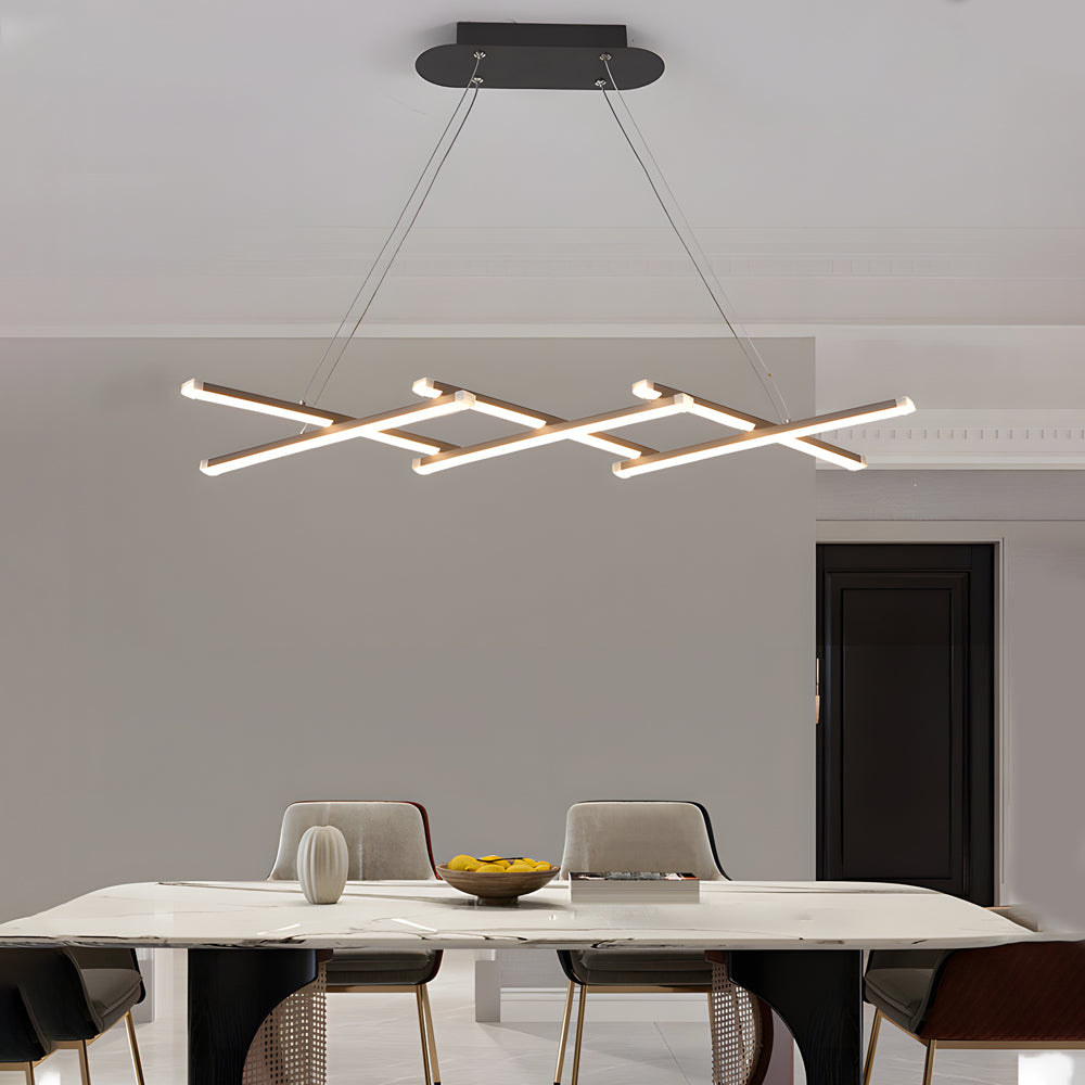 Retractable Dimmable Remote Control LED Pendant Light