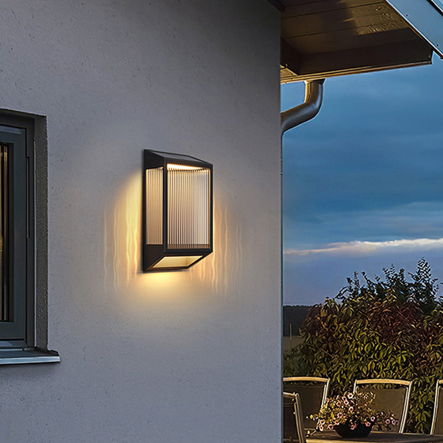 Stylish Vertical Ripped Acrylic LED Wall Lamp Waterproof & Modern Wall Lighting-Lighom