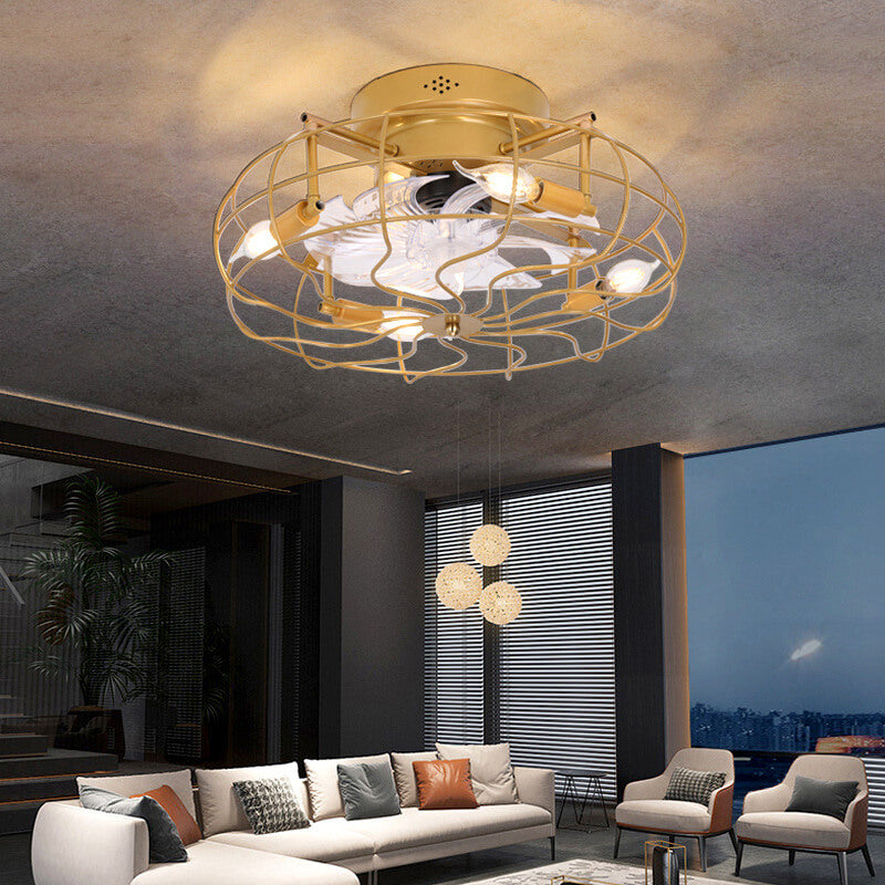 Industrial Retro Tungsten Bulb Flush Mount