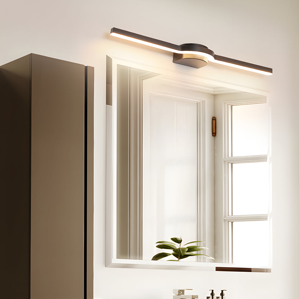 Curved Modern LED Bathroom Vanity Light