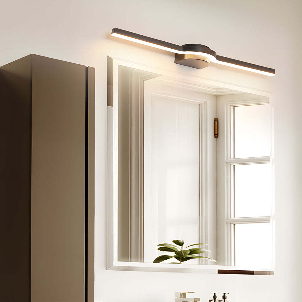 Curved Modern LED Bathroom Vanity Light