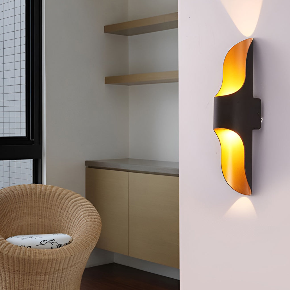 Waterproof Up and Down Lights LED Modern Outdoor Wall Sconces Lighting-Lighom