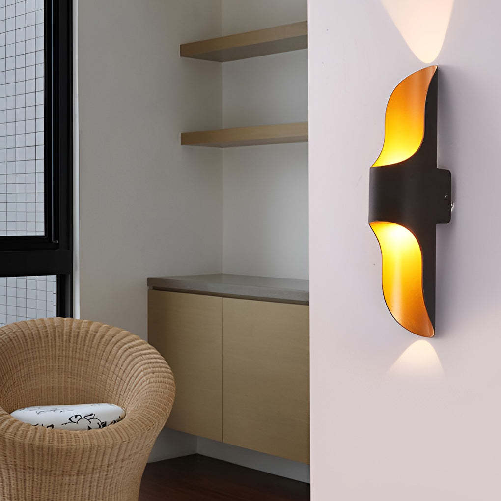 Waterproof Up and Down Lights LED Modern Outdoor Wall Sconces Lighting-Lighom