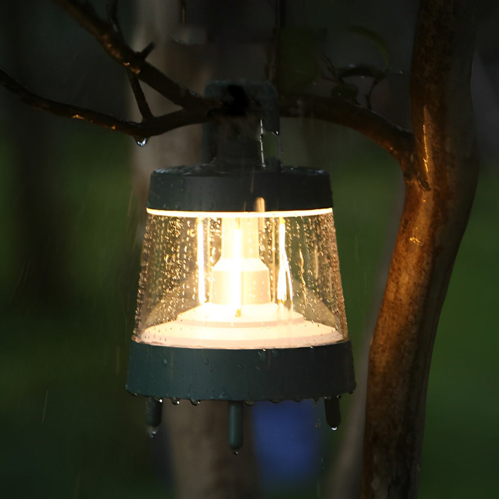 Waterproof USB 5V Rechargeable LED Dimmable Green Modern Camping Lights-Lighom