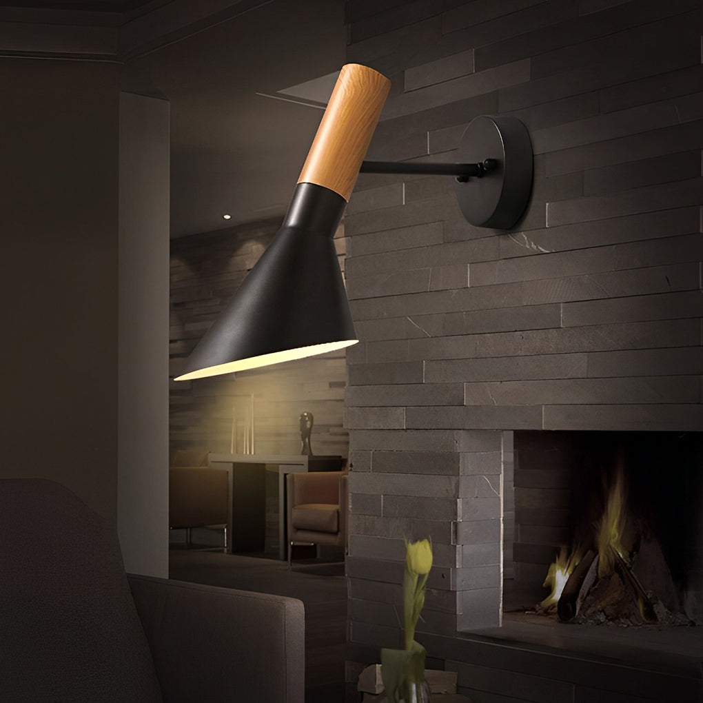Aluminum Retro Industrial Plug-In Wall Sconce