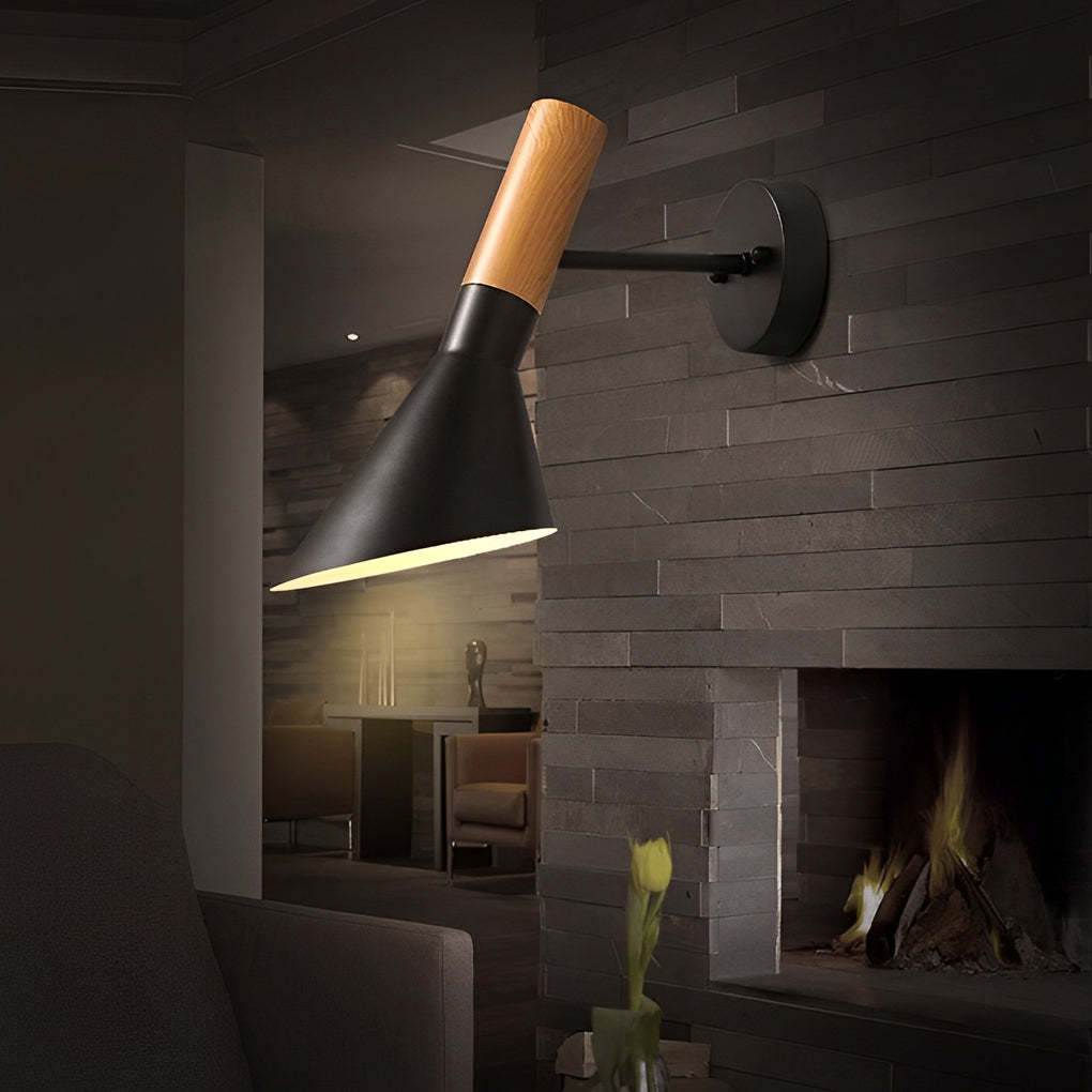 Aluminum Retro Industrial Plug-In Wall Sconce