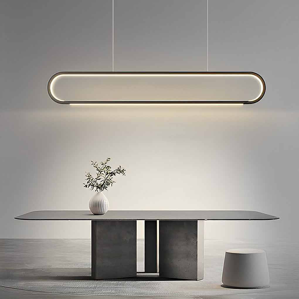 Minimalist Strip Dimmable LED Modern Chandelier