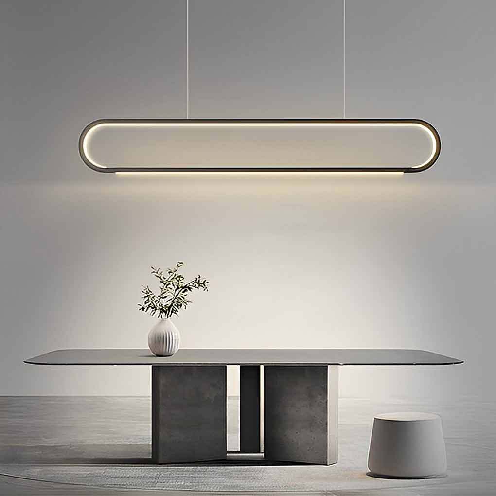Minimalist Strip Dimmable LED Modern Chandelier