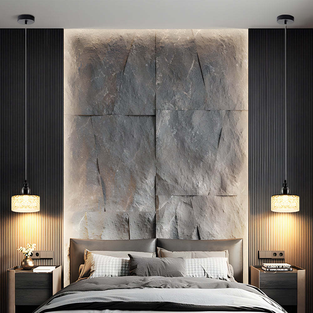 Acrylic Ice Texture Modern Hanging Light