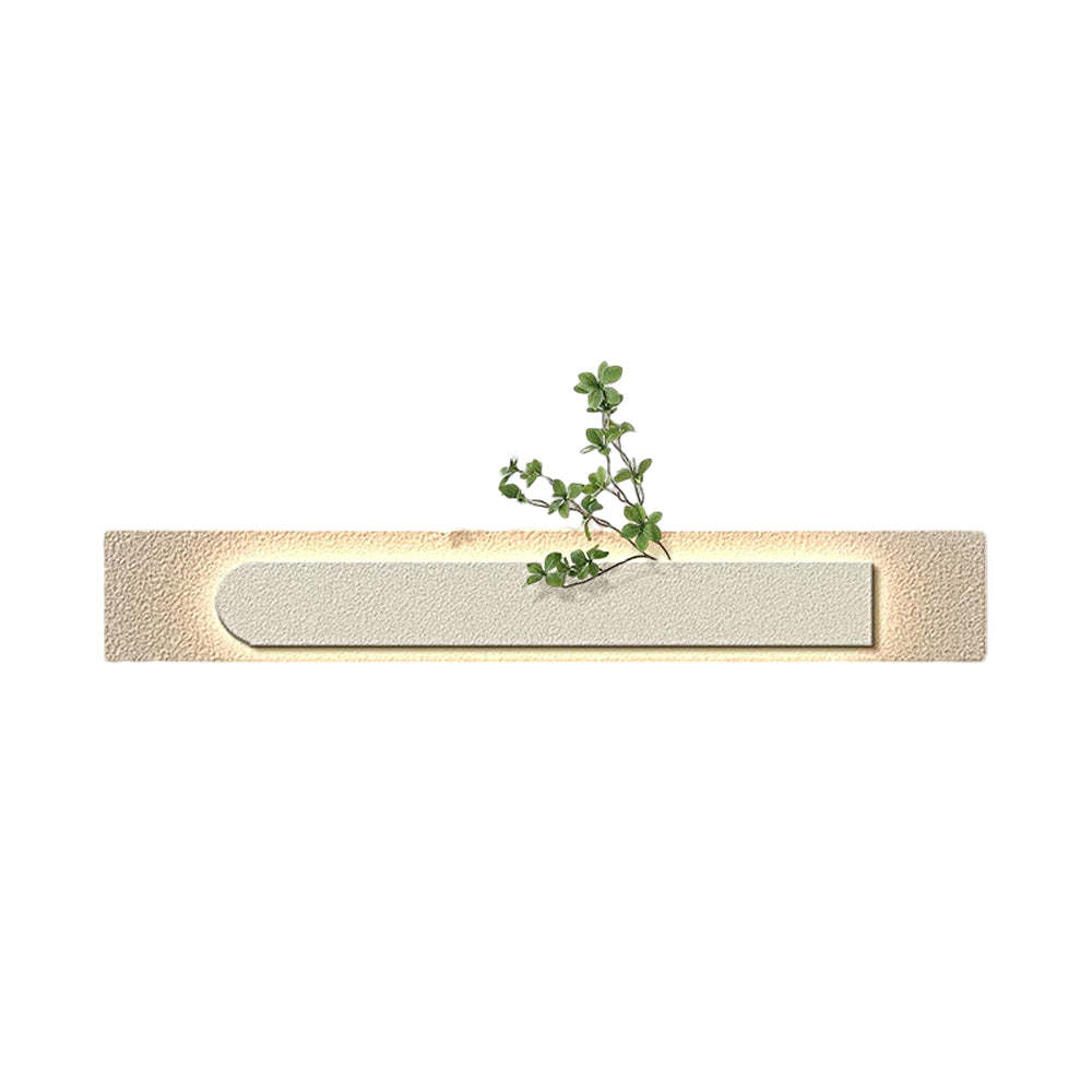 Rectangular Three-Dimensional Sandstone USB Remote LED Wall Lamp Painting-Lighom