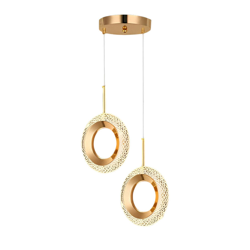 Circle Water Drop Minimalist Dimming Modern — Water Drops / 2-Light / 3 Step Dimming