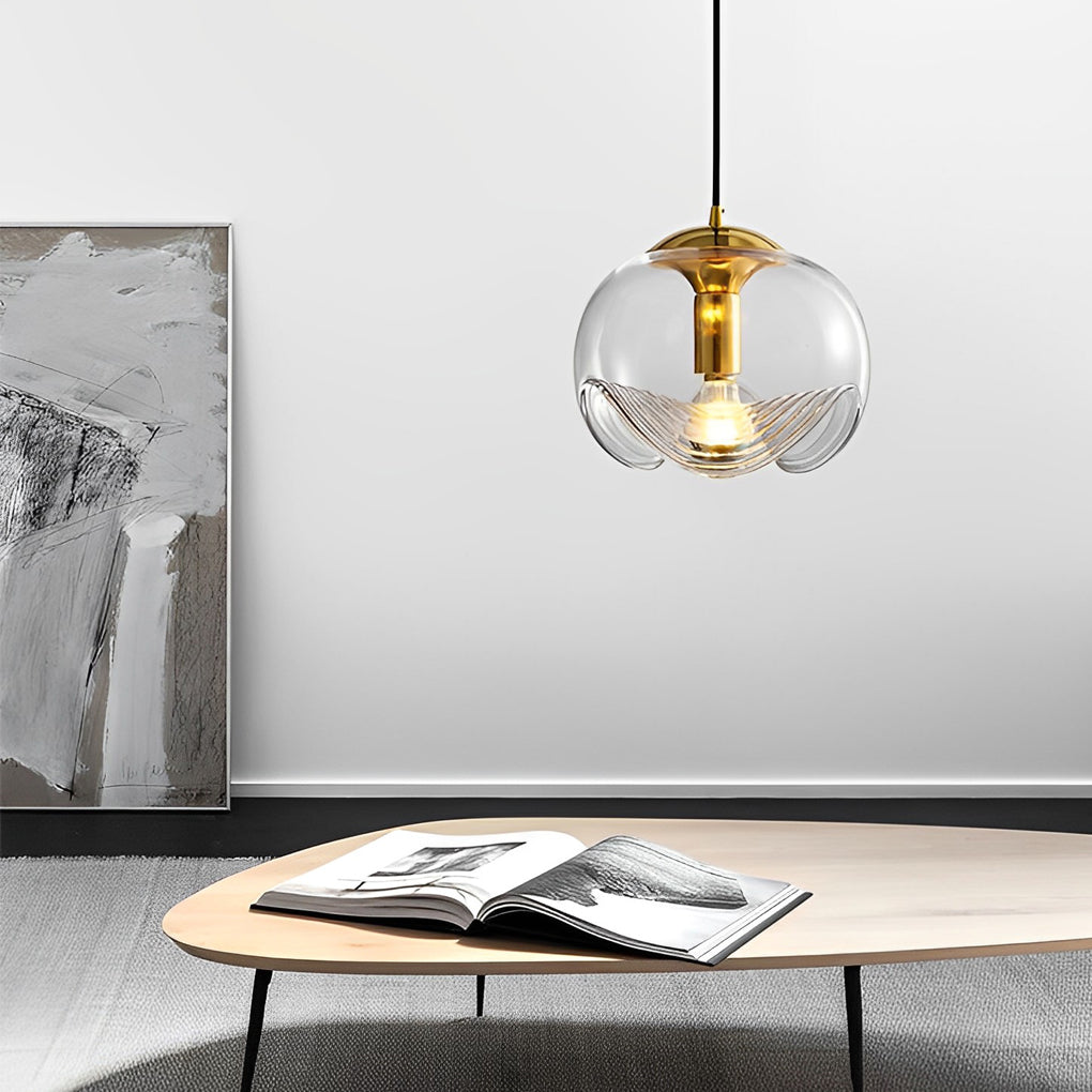Retro Glass LED Modern Pendant