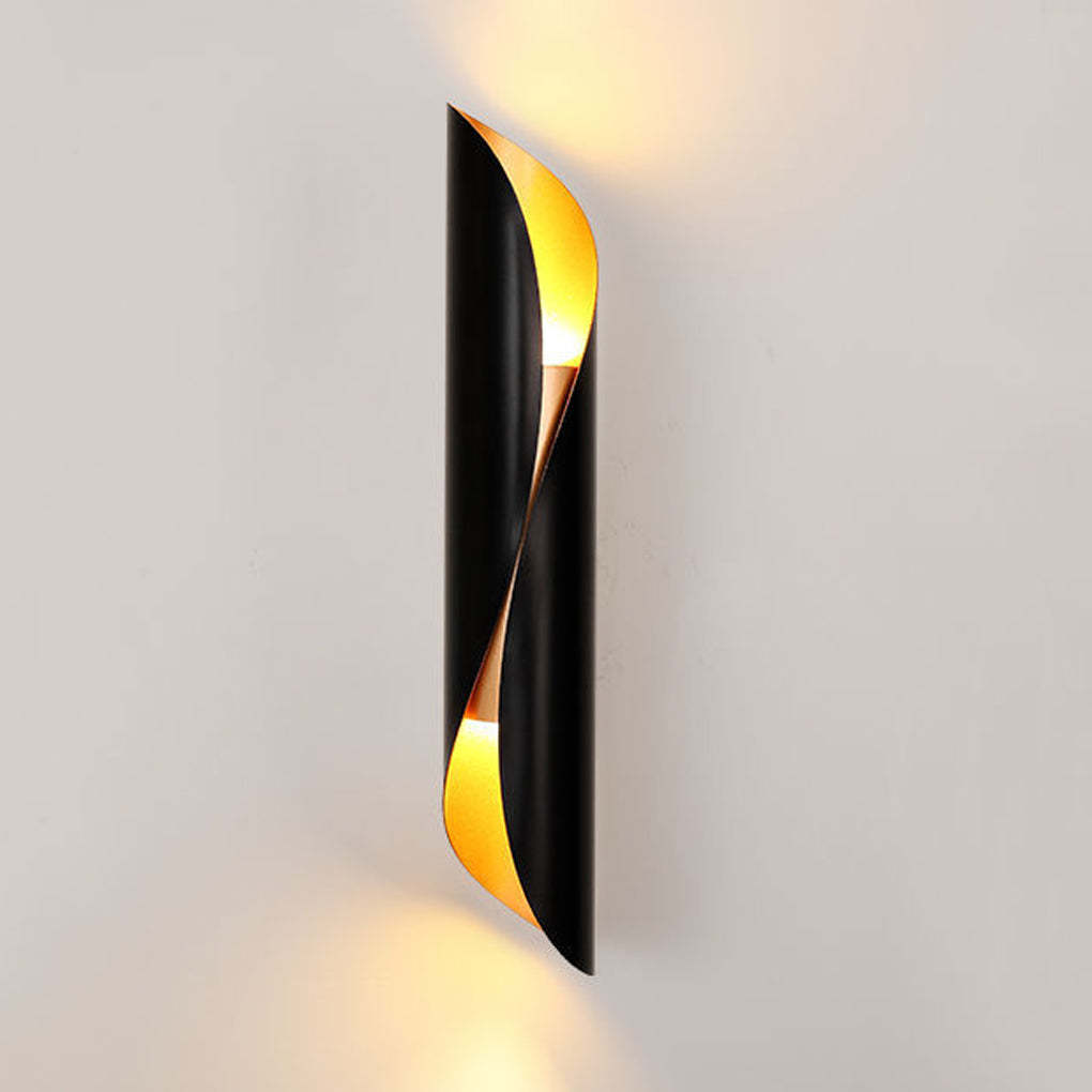 Nordic Unique Arc Background Wall Bedside Industrial Style Wall Lamp-Lighom