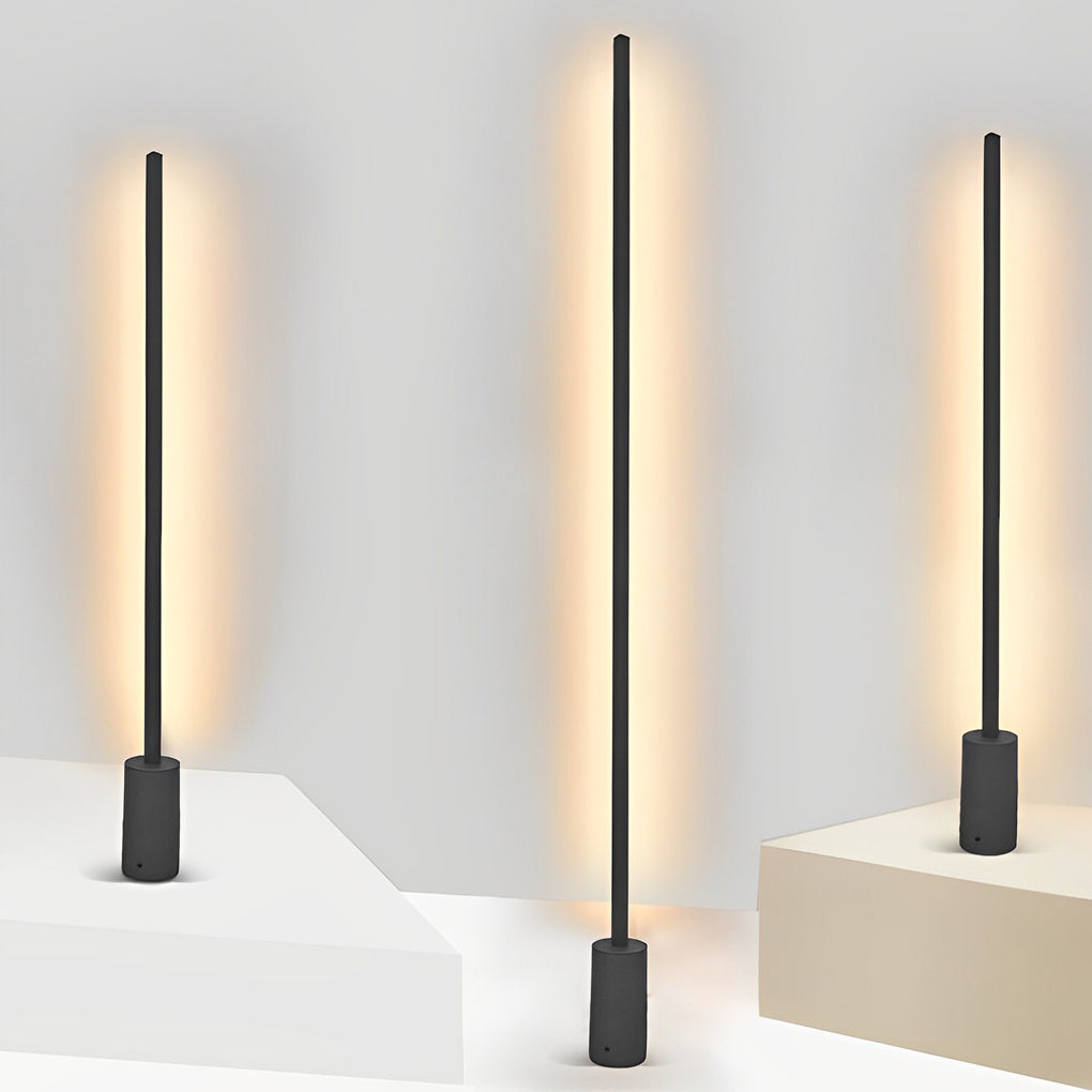 Minimalist Strip LED Waterproof Modern Outdoor Floor Lamp Lawn Lights-Lighom