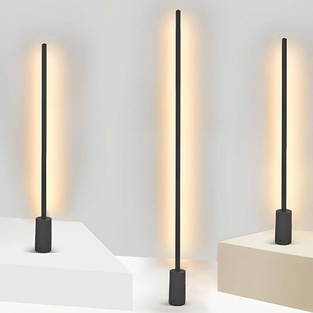 Minimalist Strip LED Waterproof Modern Outdoor Floor Lamp Lawn Lights-Lighom