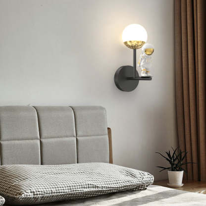 Moon Astronaut Decor Three Step Dimming Modern LED Wall Lights Fixture-Lighom