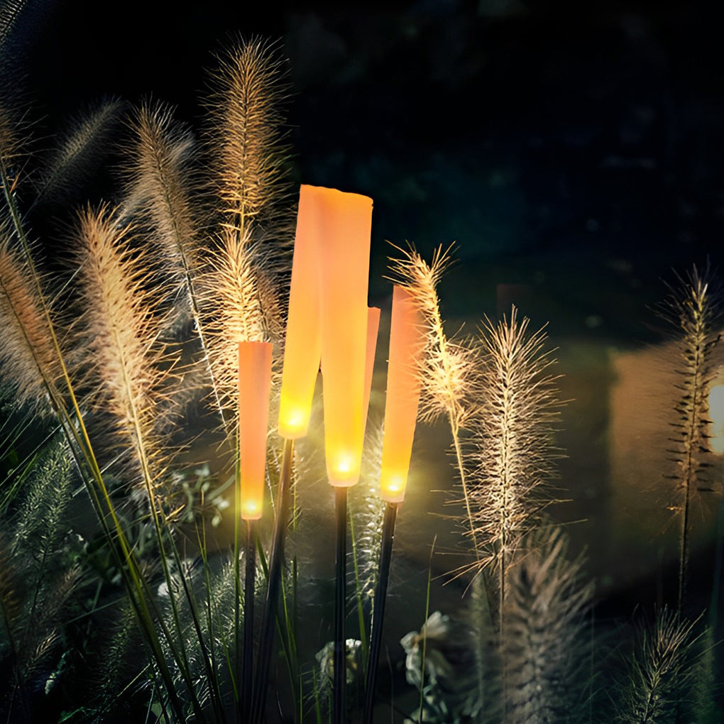 10pcs Reeds Acrylic Frosted Stick Waterproof Outdoor Lights Lawn Lamp-Lighom