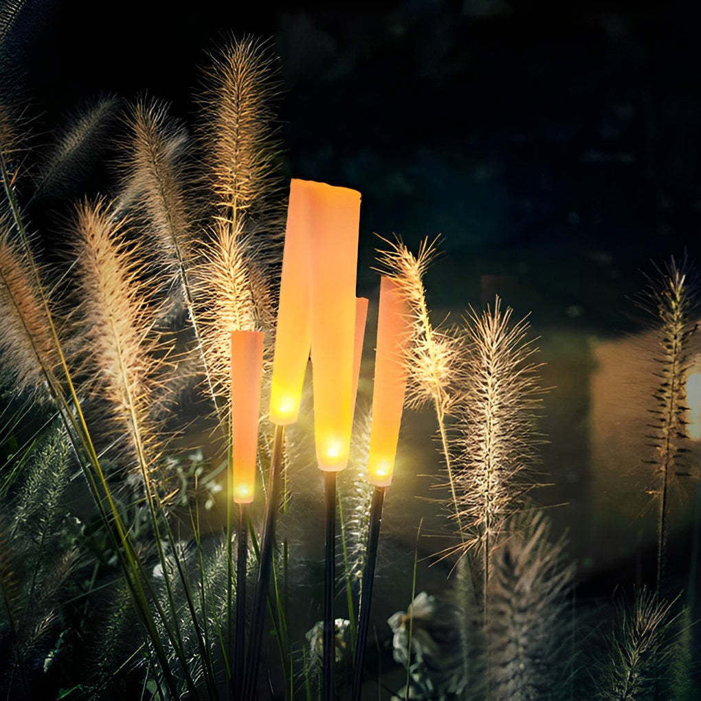 10pcs Reeds Acrylic Frosted Stick Waterproof Outdoor Lights Lawn Lamp-Lighom