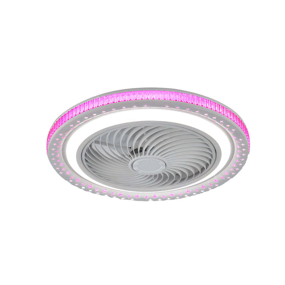 19.7 in. Bladeless LED Ceiling Fan with Remote