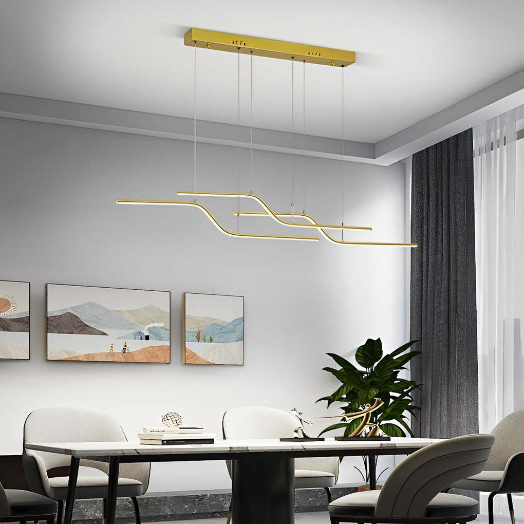 Z-Shape Smart Dimmable Remote Nordic Chandelier
