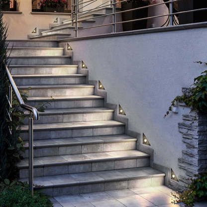 Waterproof DC24V Triangle Outdoor Deck Step Light-Lighom