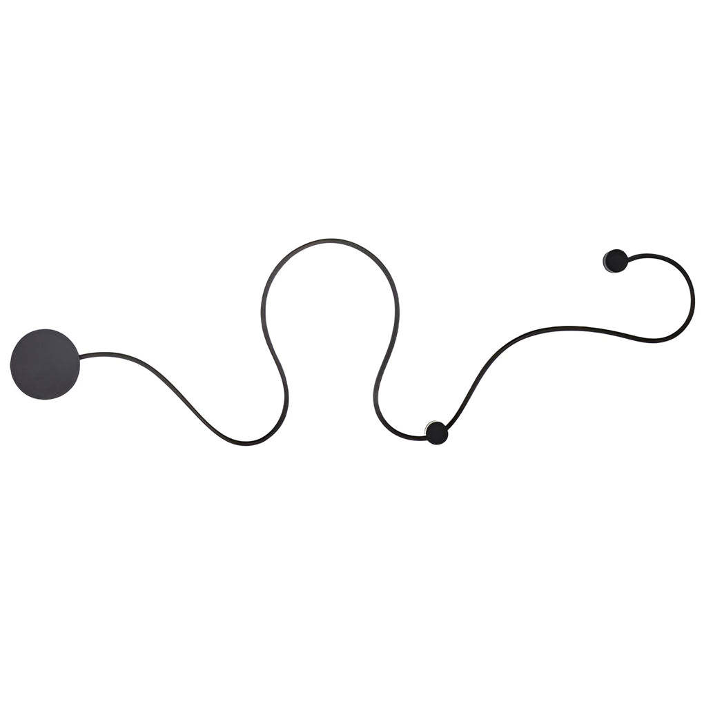 Creative Long Curved Linear LED Modern Wall Sconce Lighting Wall Light Wall Lamp-Lighom