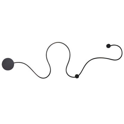 Creative Long Curved Linear LED Modern Wall Sconce Lighting Wall Light Wall Lamp-Lighom