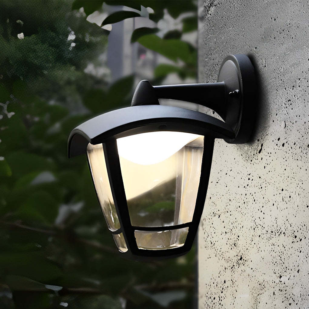 Retro Waterproof Black Vintage Outdoor Wall Lamp Plug in Wall Sconce Lighting-Lighom