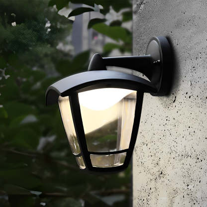 Retro Waterproof Black Vintage Outdoor Wall Lamp Plug in Wall Sconce Lighting-Lighom