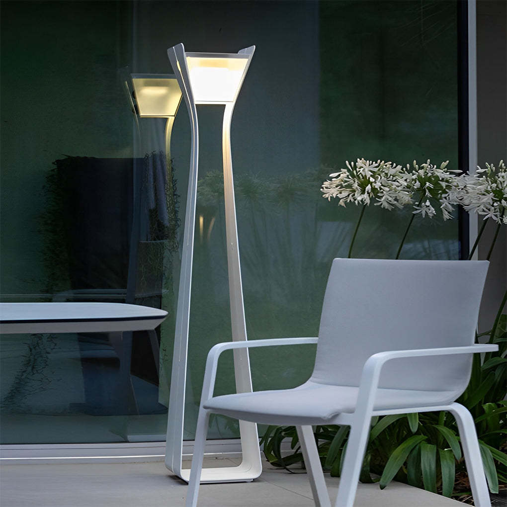 Waterproof Stainless Steel LED Modern Solar Pathway Light