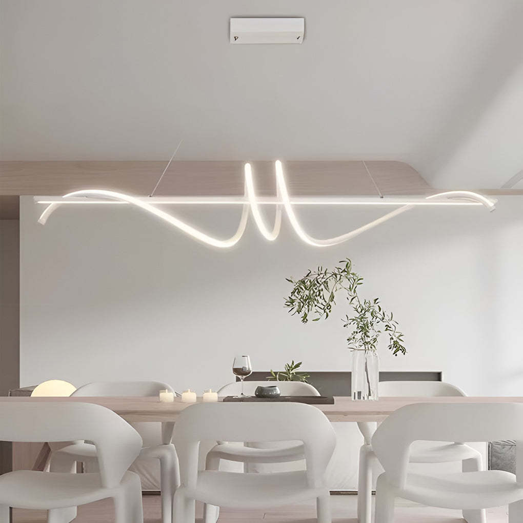 Strip LED Dimmable Nordic Kitchen Pendant