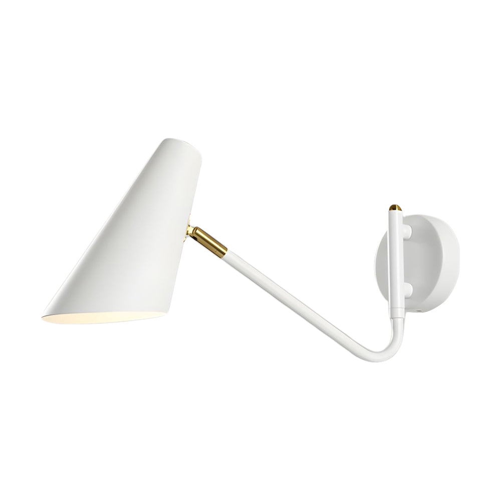 Modern Hoxton Hanging Wall Sconce with Conical Shade - 1-Light-Lighom