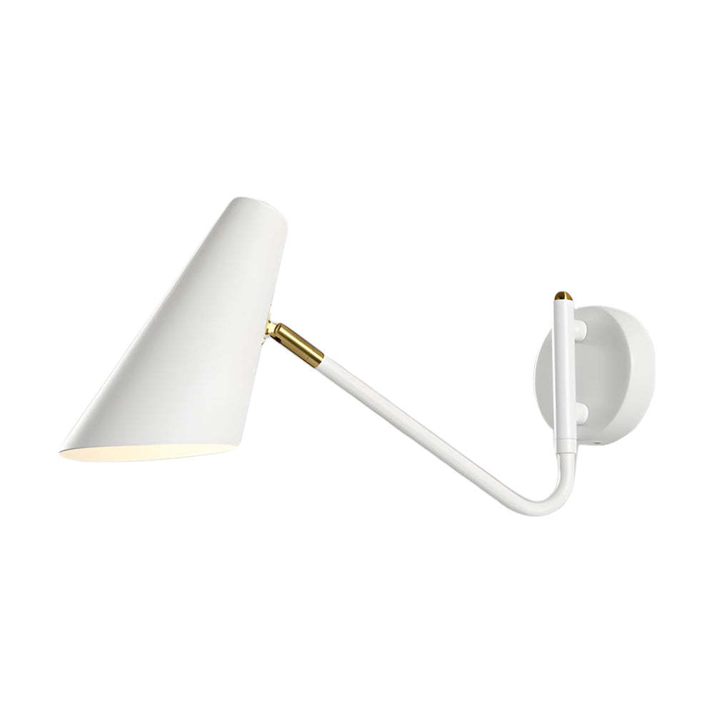 Modern Hoxton Hanging Wall Sconce with Conical Shade - 1-Light-Lighom