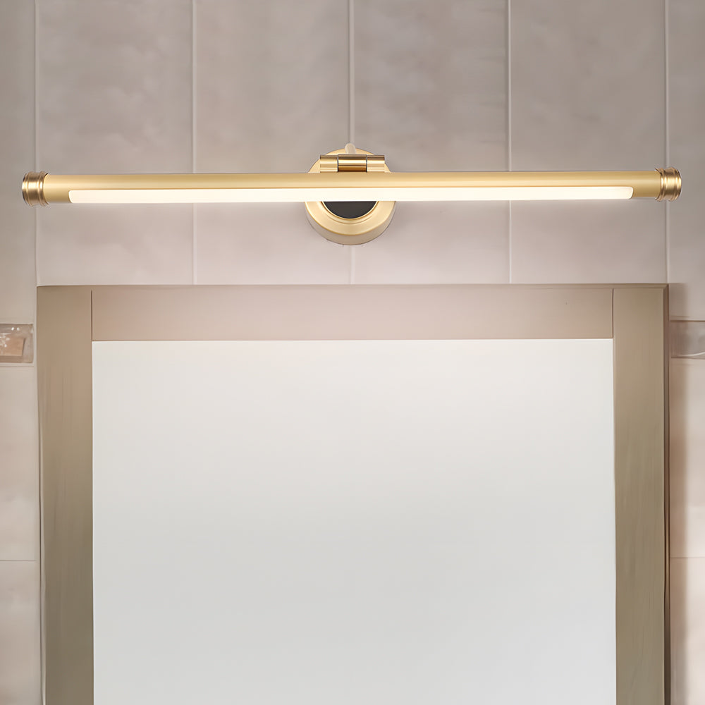 Elegant Linear Gold/Black LED Vanity Light for Bathroom - Vintage Style-Lighom